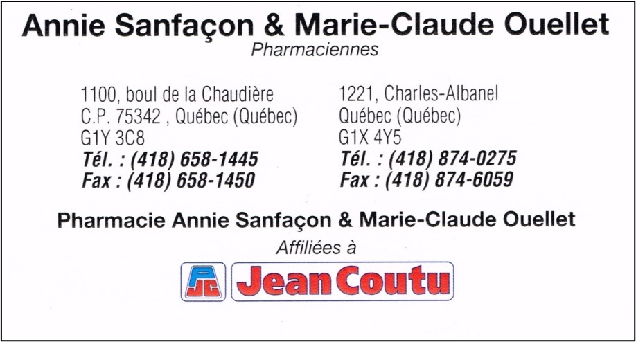 Jean Coutu, A. Sanfaçon